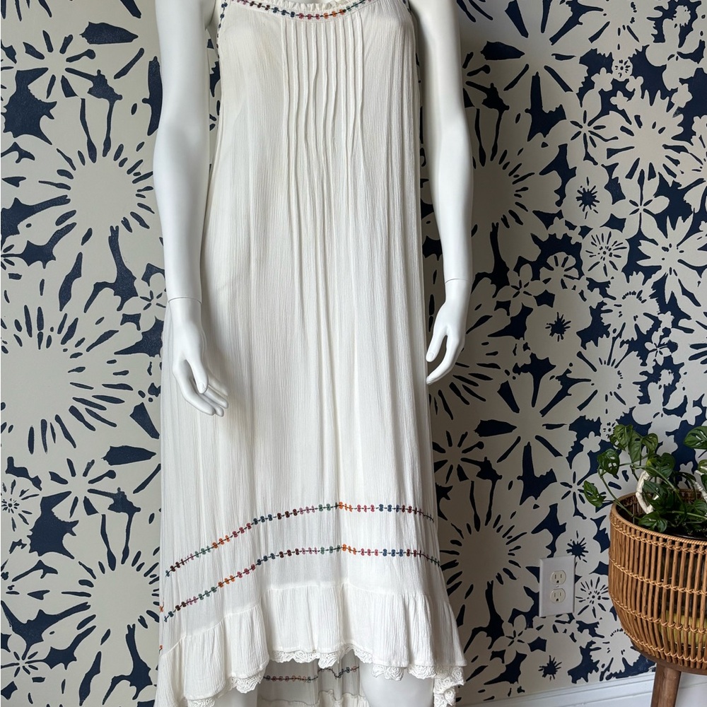 Matilda Jane White Asymmetrical Sundress